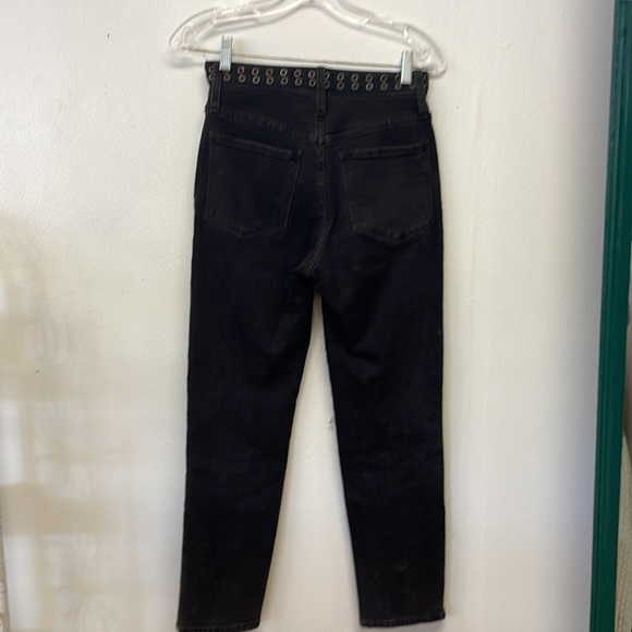 Madewell Classic Straight Jeans in Lunar Wash: Grommet Edition - Picture 8 of 9